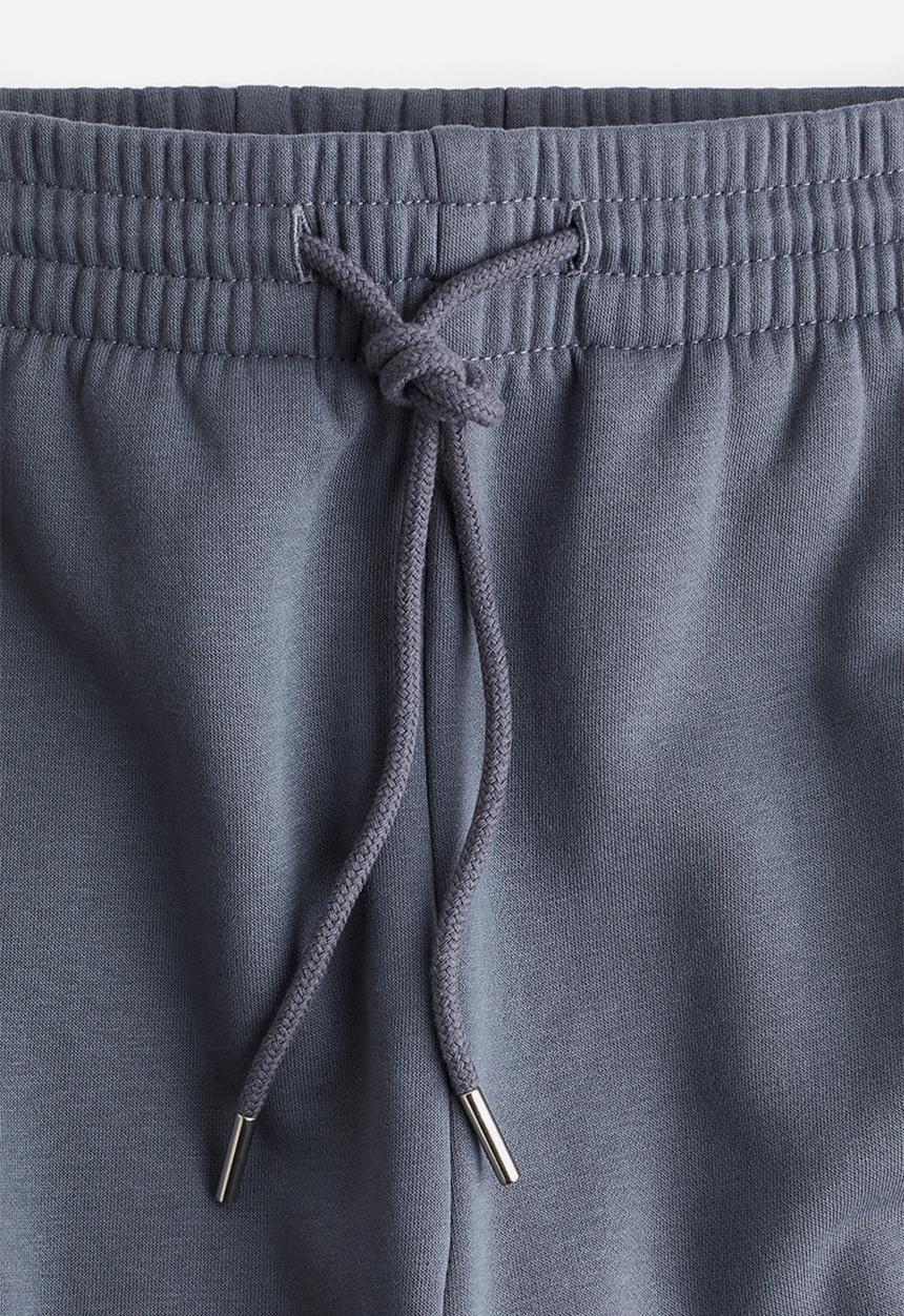 H&M - Cotton-blend sweatpants - blue-grey