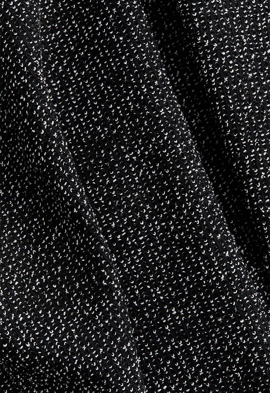 H&M - Bouclé trousers - black marl