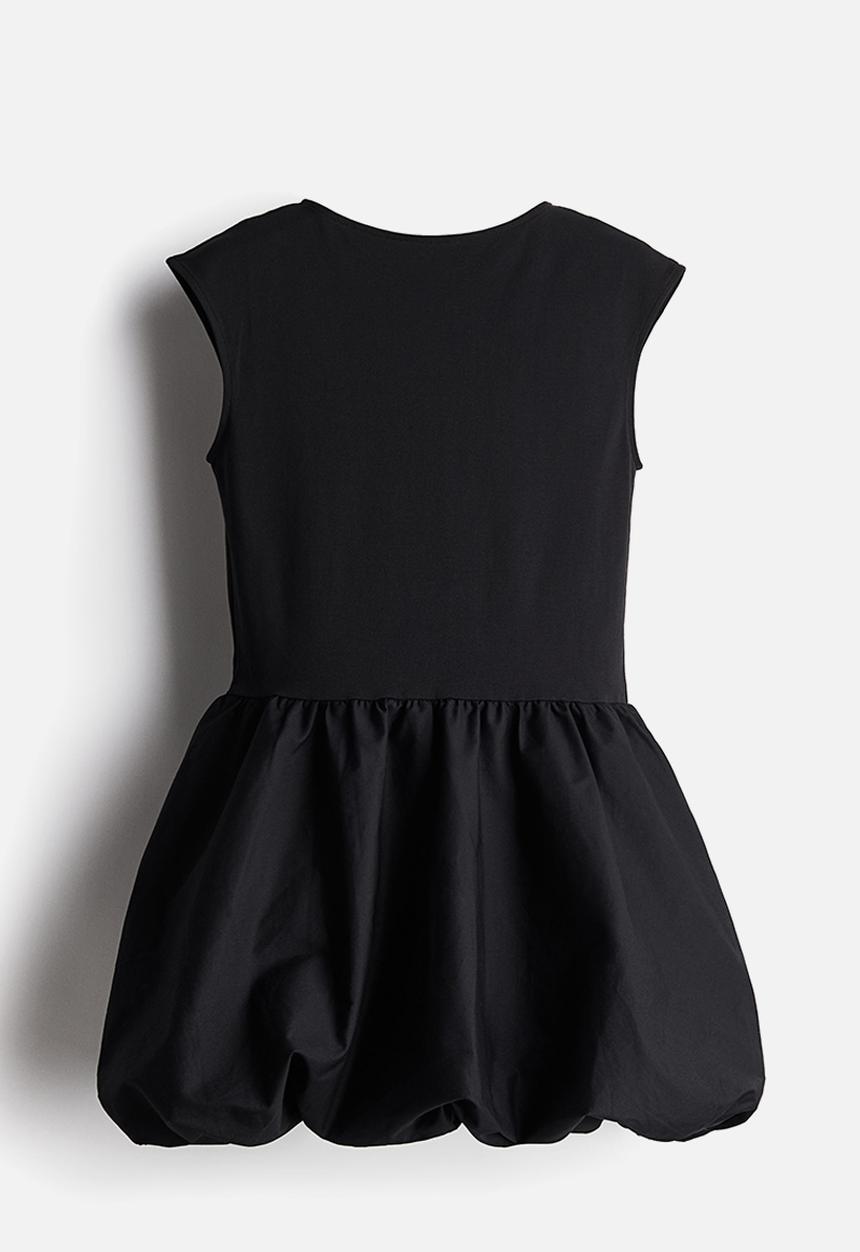 H&M - Bubble-hem dress - black