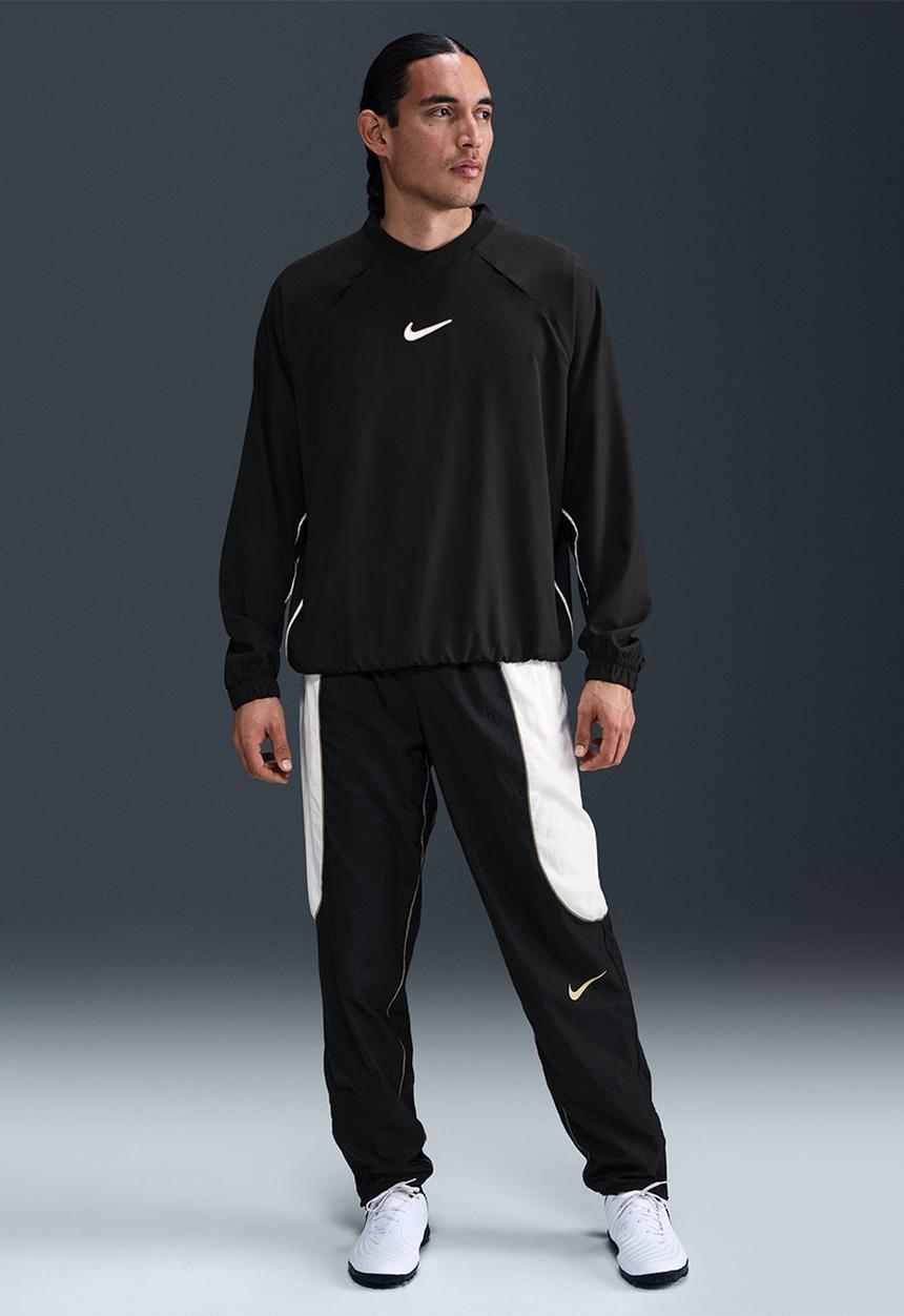 M Nk Df Acd+ Shell Top - Black/Black/Pale Ivory/Pale Ivory