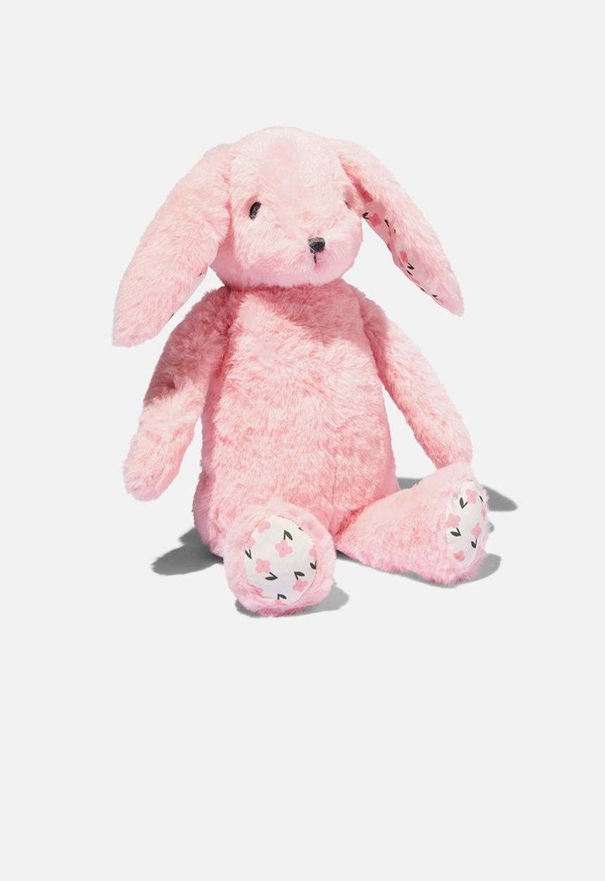 Cotton On - Baby snuggle toy - crystal pink floral/bunny