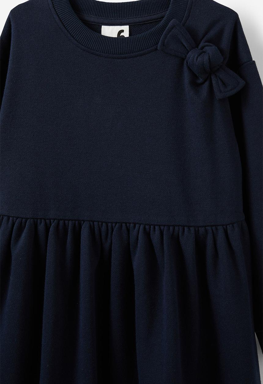 Cotton On - Sammy fleece dress - squid ink/cherry