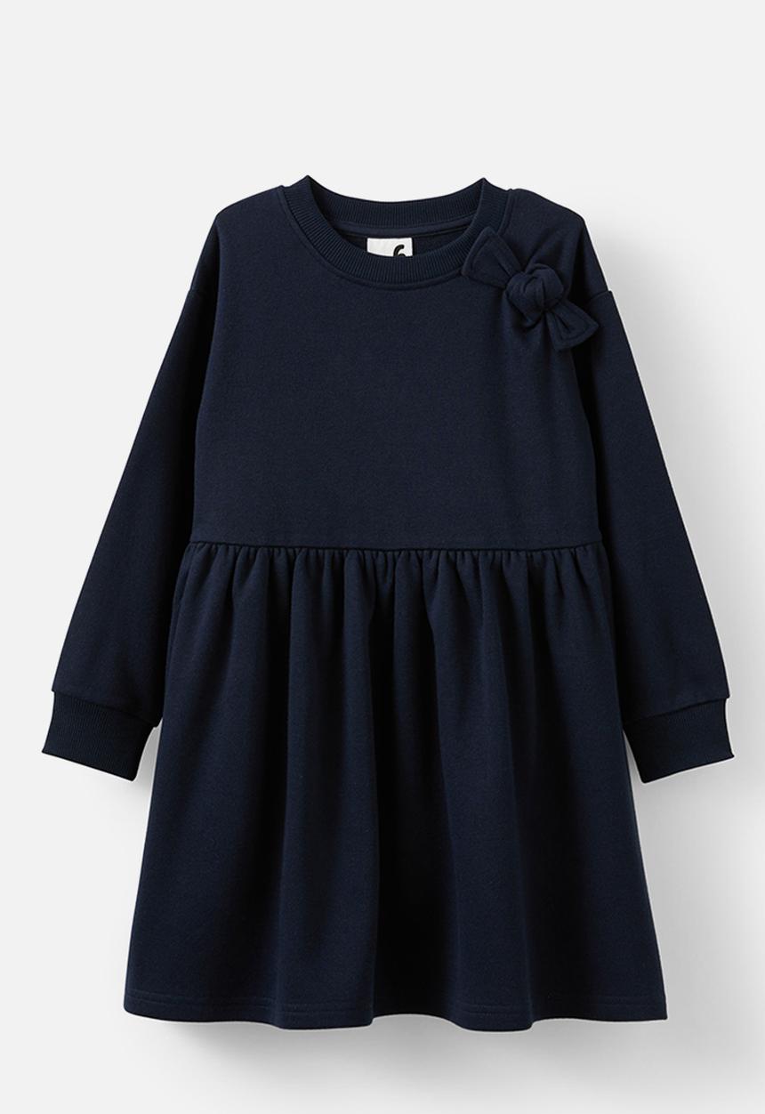 Cotton On - Sammy fleece dress - squid ink/cherry