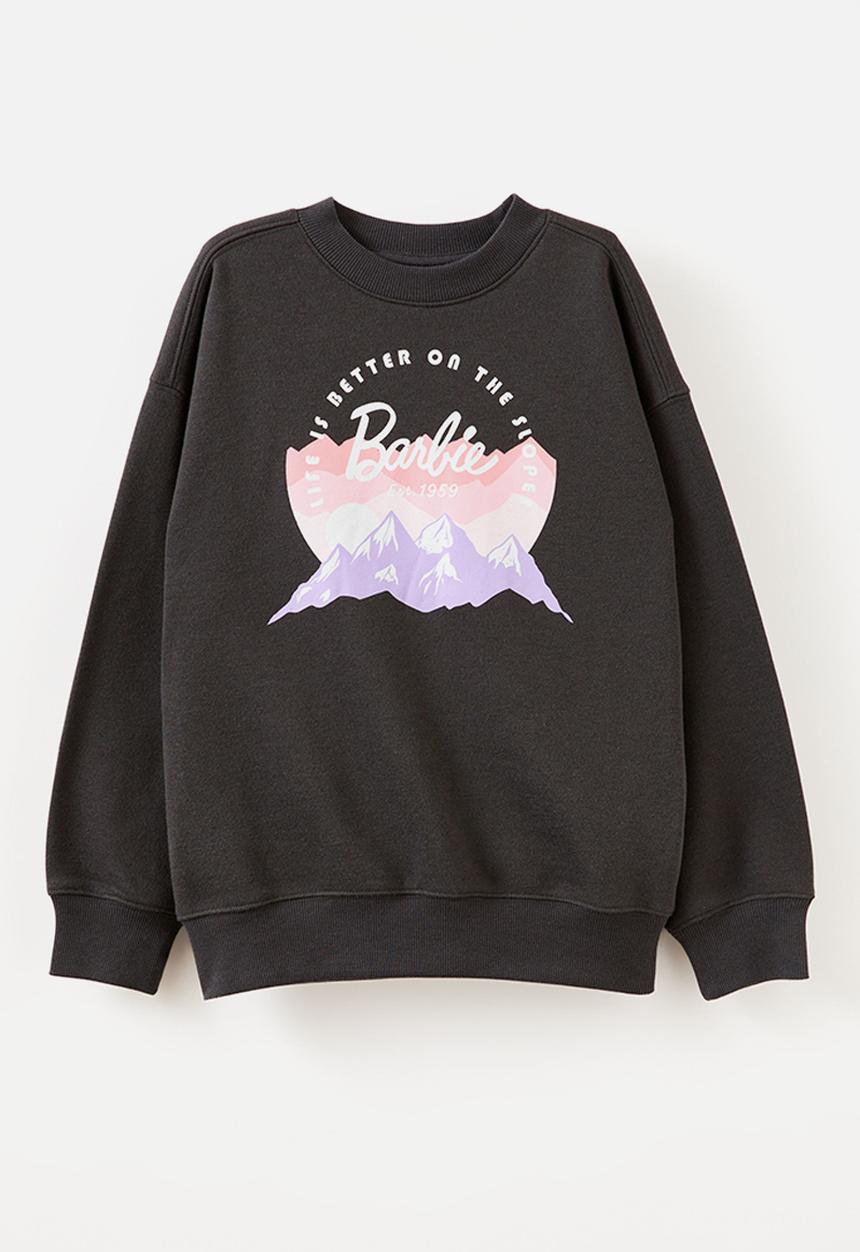 Cotton On - License sammy oversized crew - lcn mat barbie slopes/phantom