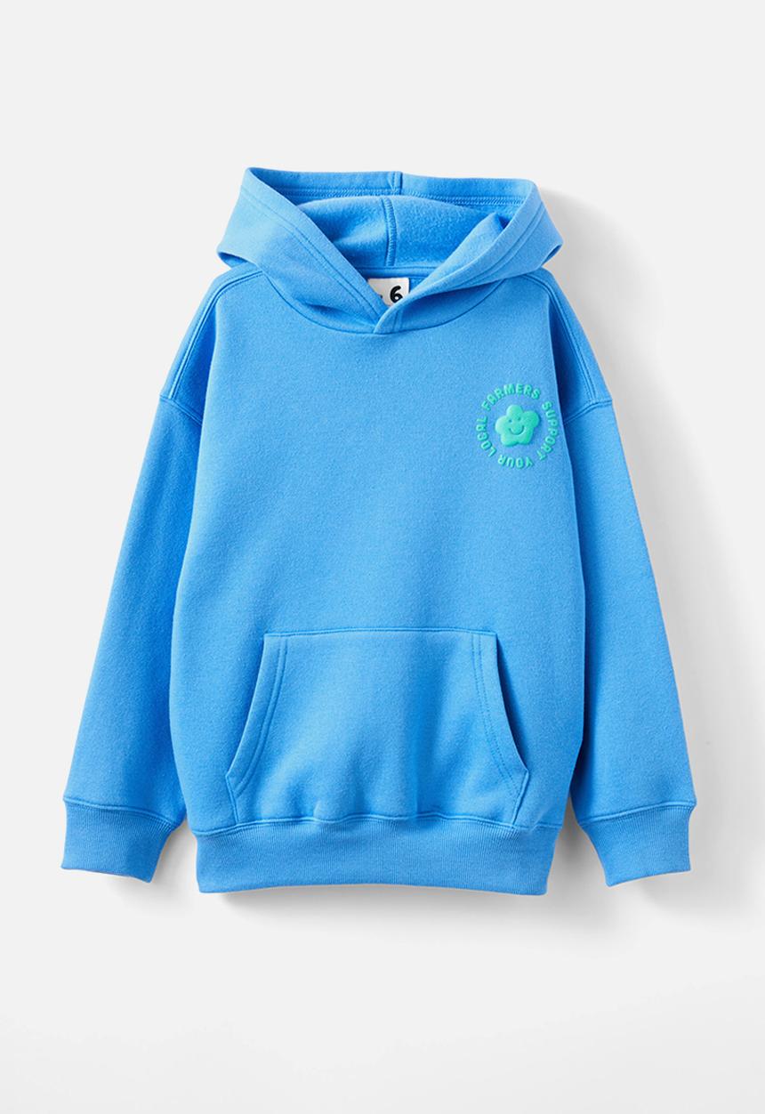 Cotton On - Sammy oversized hoodie - deep sea blue/shop local