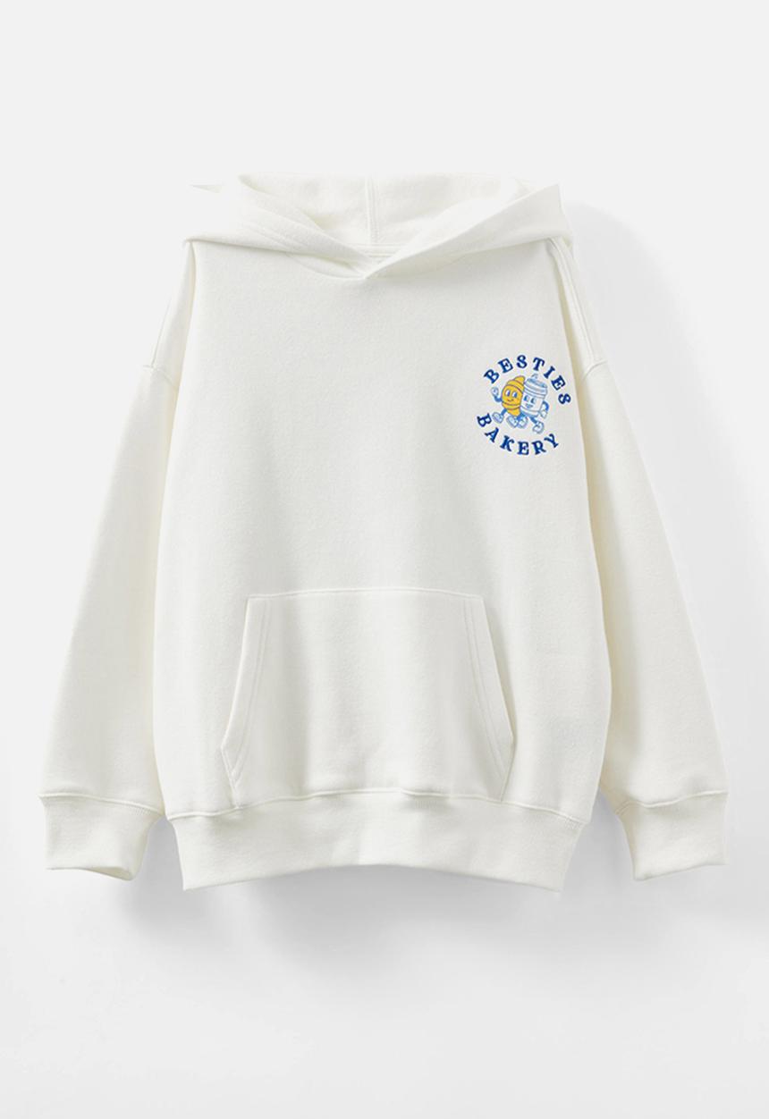 Cotton On - Sammy oversized hoodie - vanilla/besties bakery