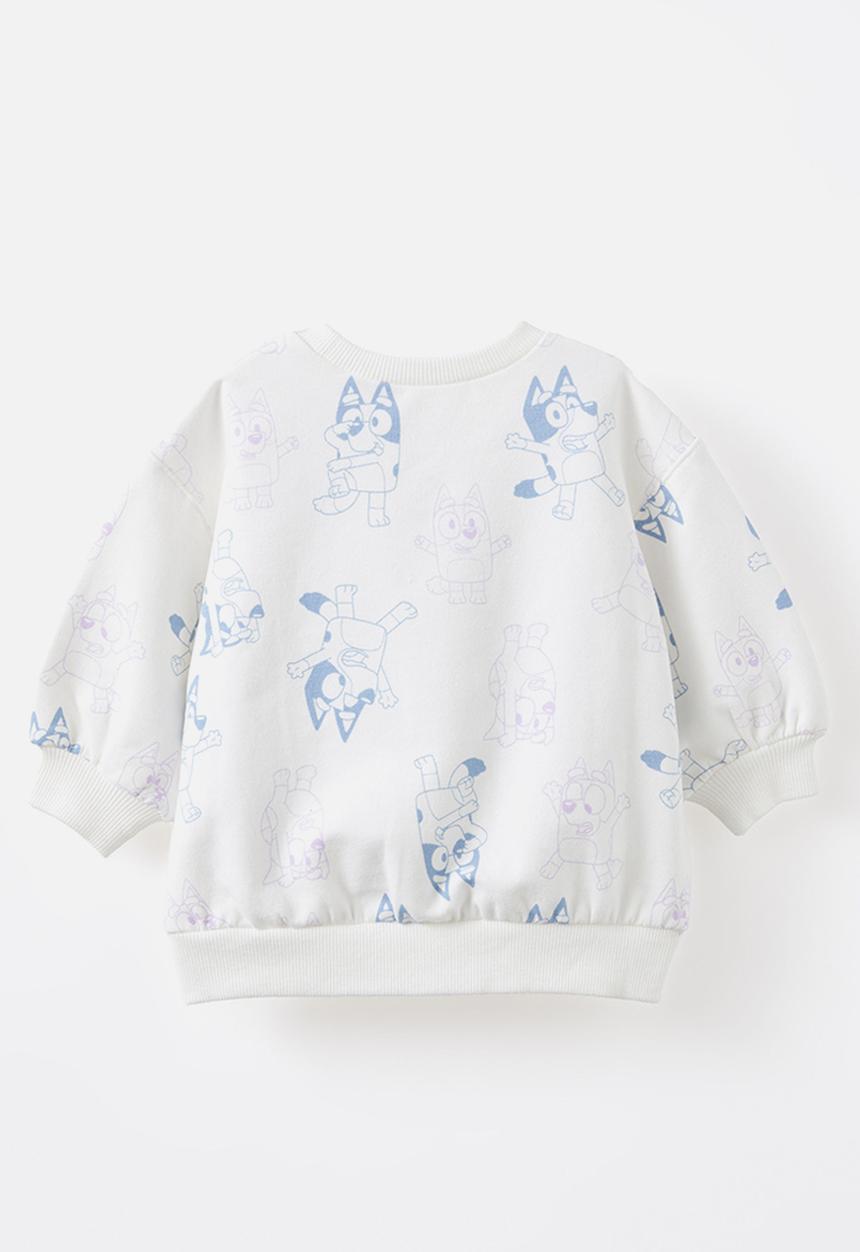 Cotton On - Riley sweater lcn - lcn blu vanilla/bluey