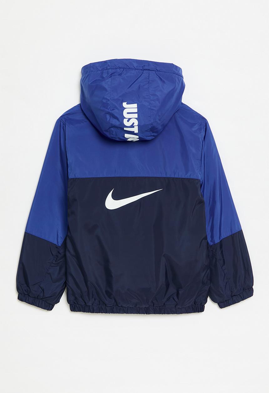 Nike - Nkb nike fleece lined woven jk - midnight navy