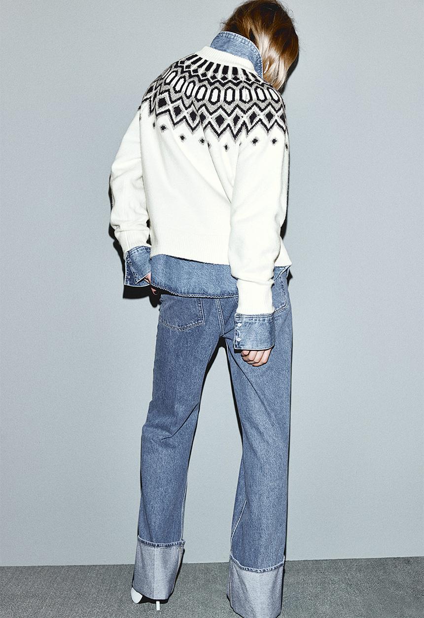 H&M - Jacquard-knit jumper - white