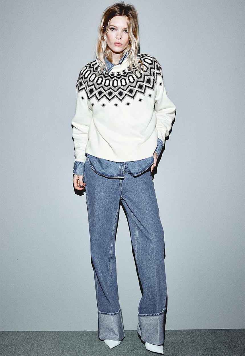 H&M - Jacquard-knit jumper - white