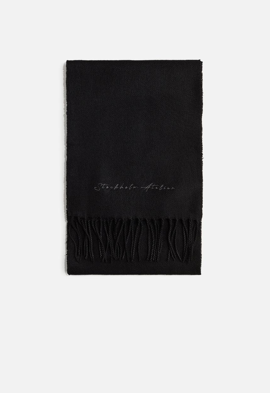 H&M - Woven scarf - black