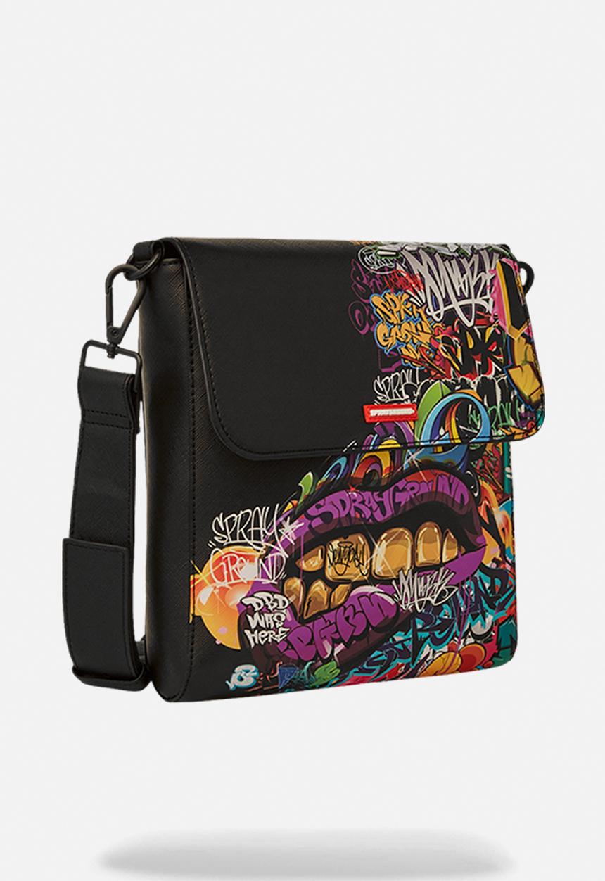 Sprayground - Half graf lipstick messenger bag-multi