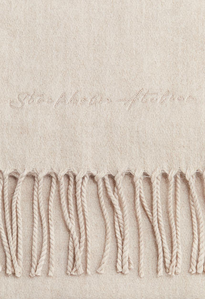 H&M - Woven scarf - light beige