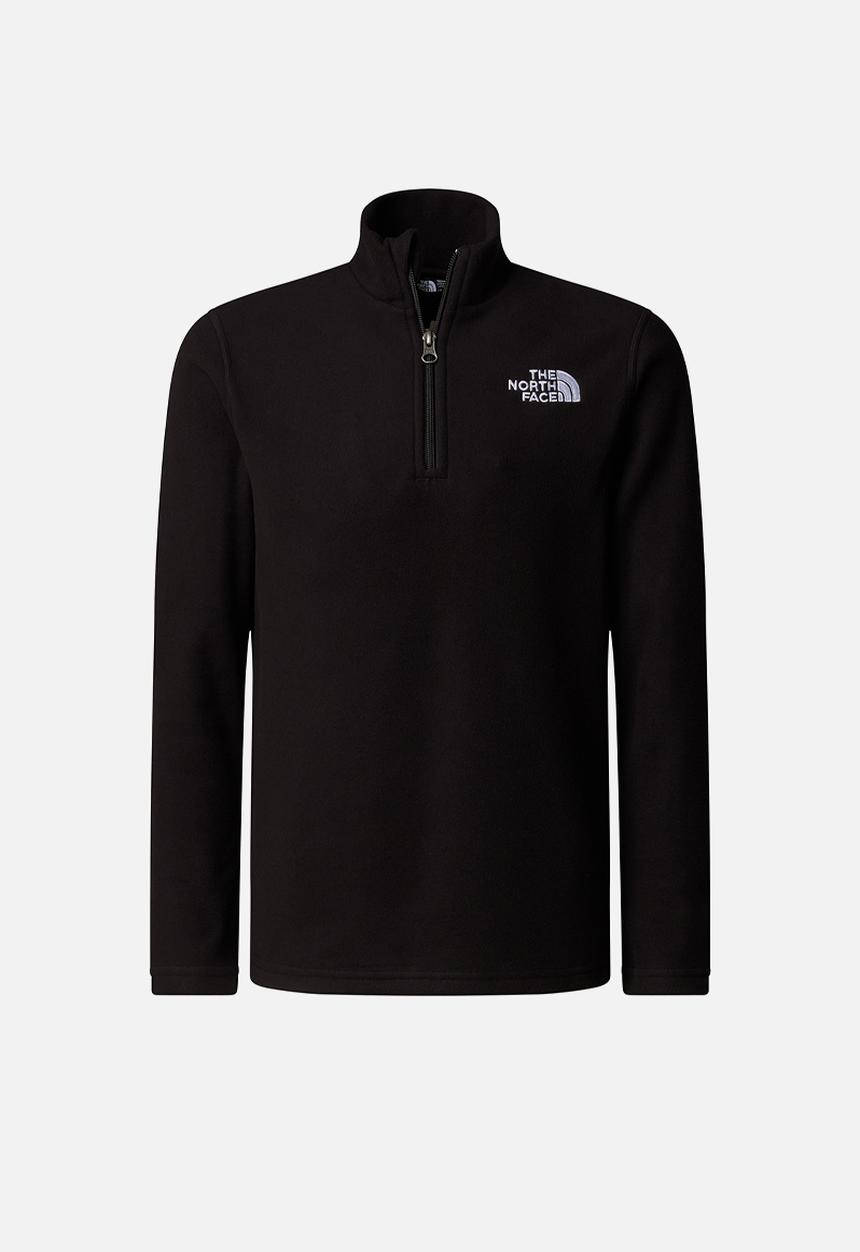 The North Face - Teen Glacier 1/4 Zip Po - Black