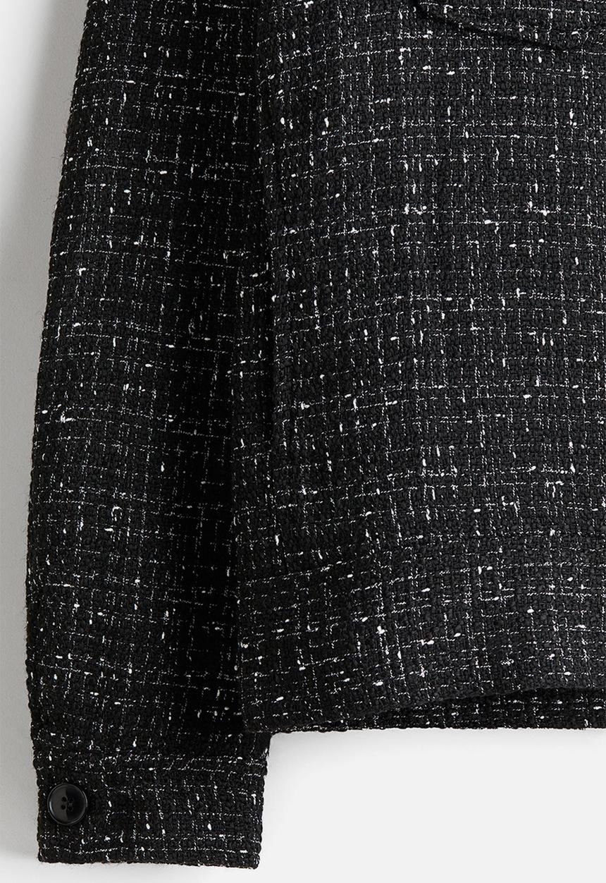 H&M - Regular fit jacket - black marl