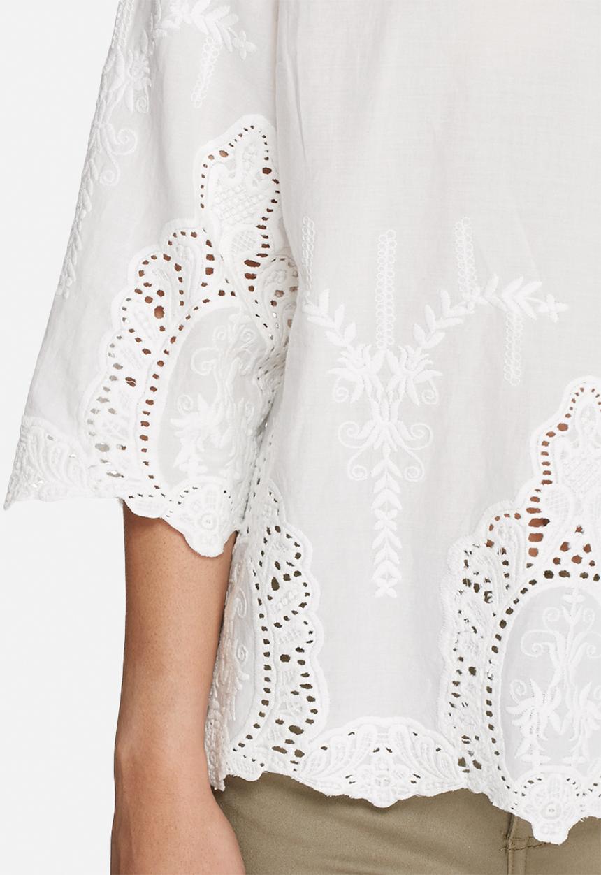 VILA - Spukka anglaise top