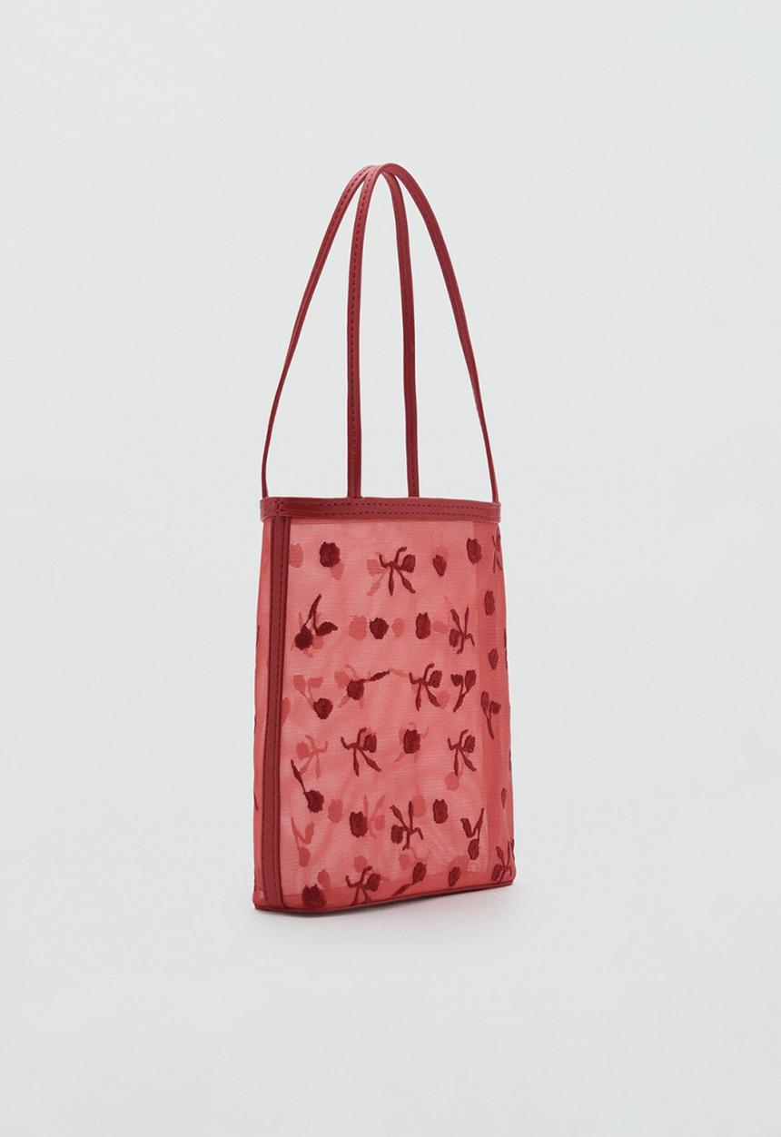 MANGO - Navarro handbag - red