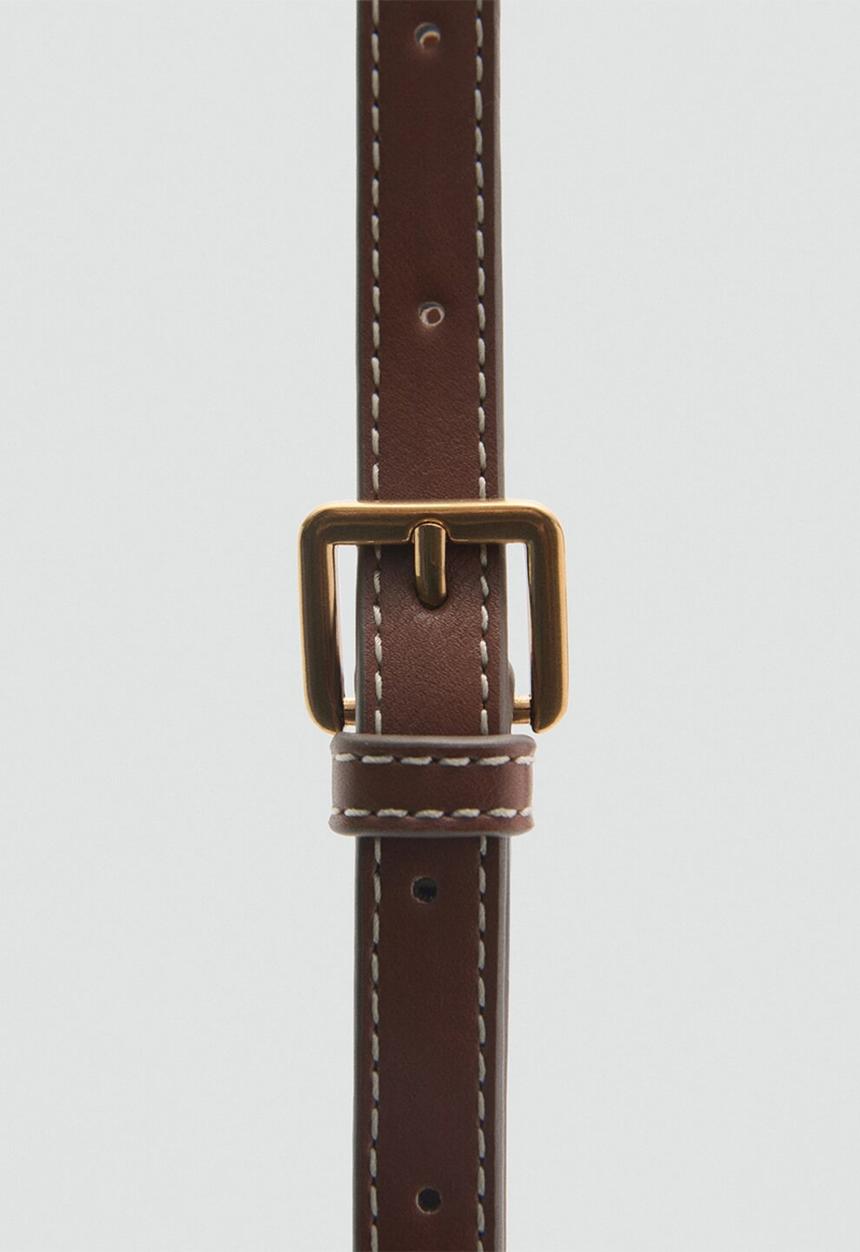 MANGO - Bucket bag marco - brown