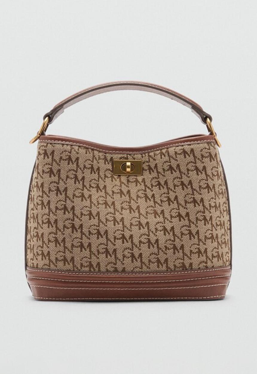 MANGO - Bucket bag marco - brown