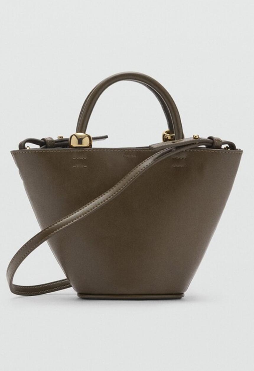 MANGO - Crossbody bag meti - khaki