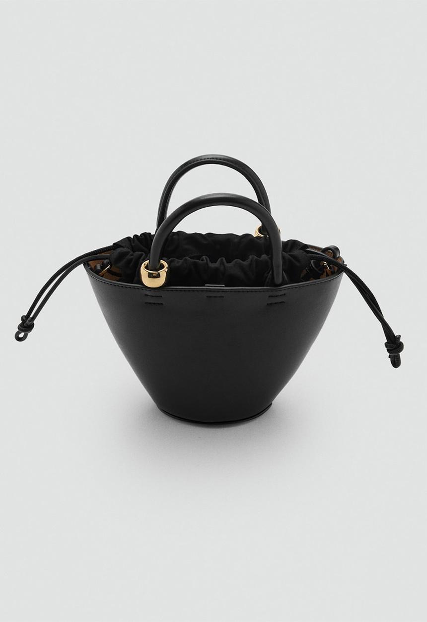 MANGO - Crossbody bag meti - black
