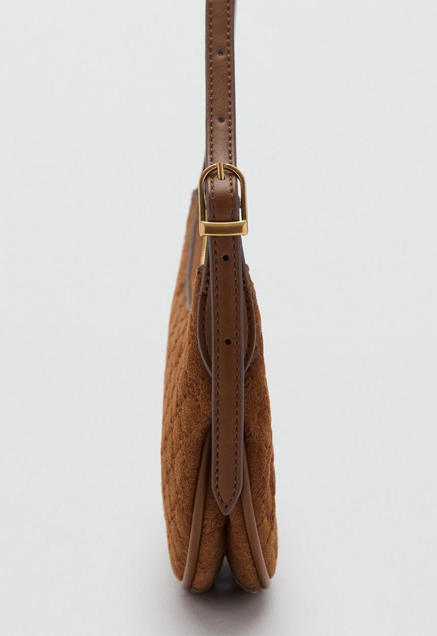 MANGO - Garland shoulder bag - brown