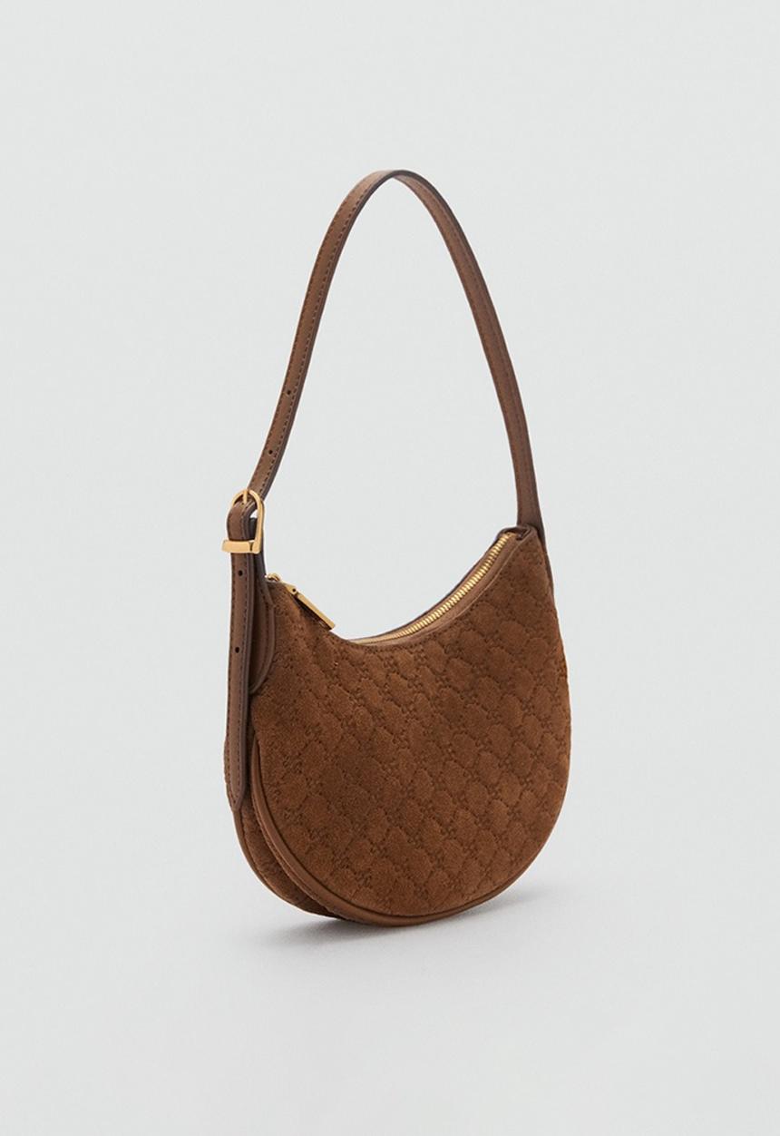 MANGO - Garland shoulder bag - brown