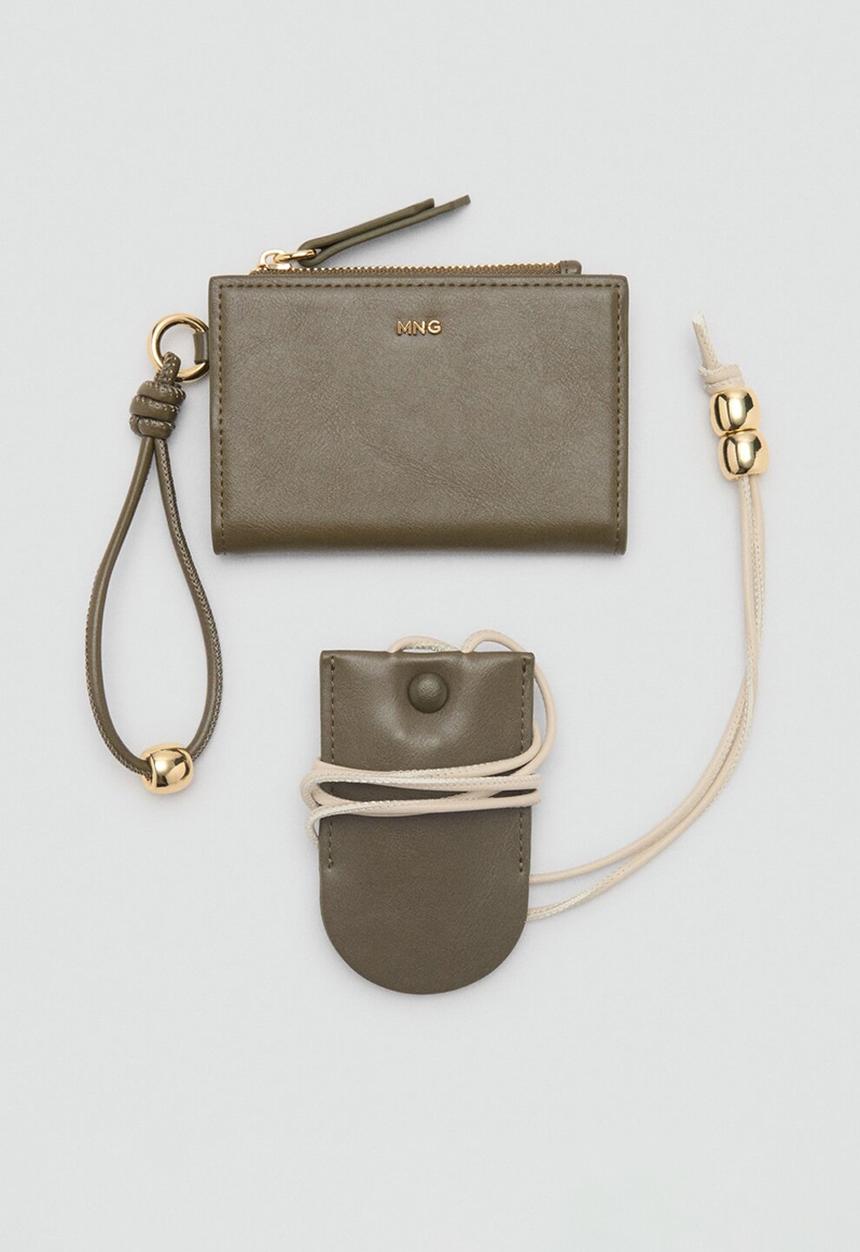 MANGO - Meti purse - Khaki