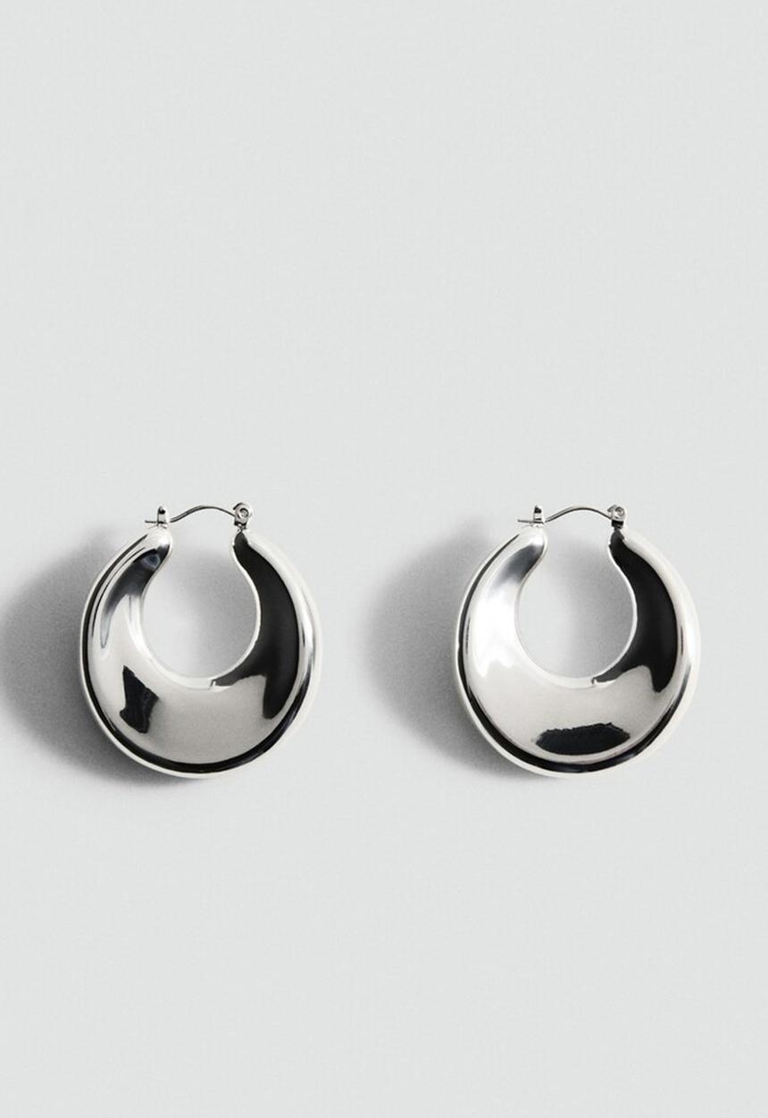 MANGO - Montse earrings - silver