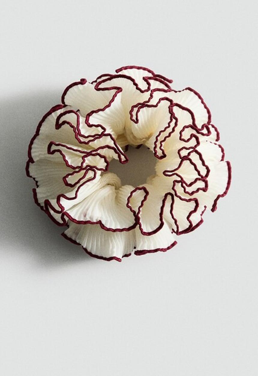 MANGO - Peonia hairband - light beige