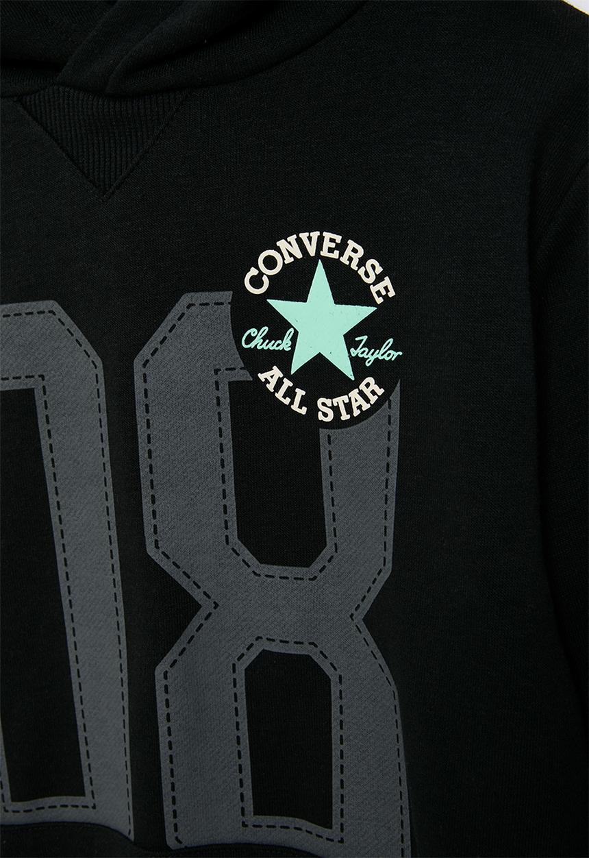 Converse - Converse retro remix pullover hoodie - black