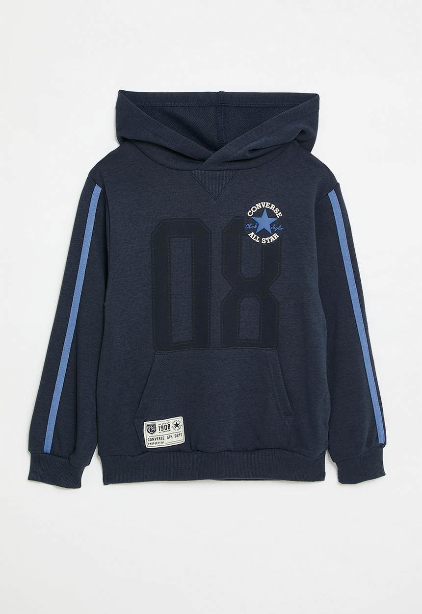 Converse - Converse retro remix pullover hoodie - converse navy