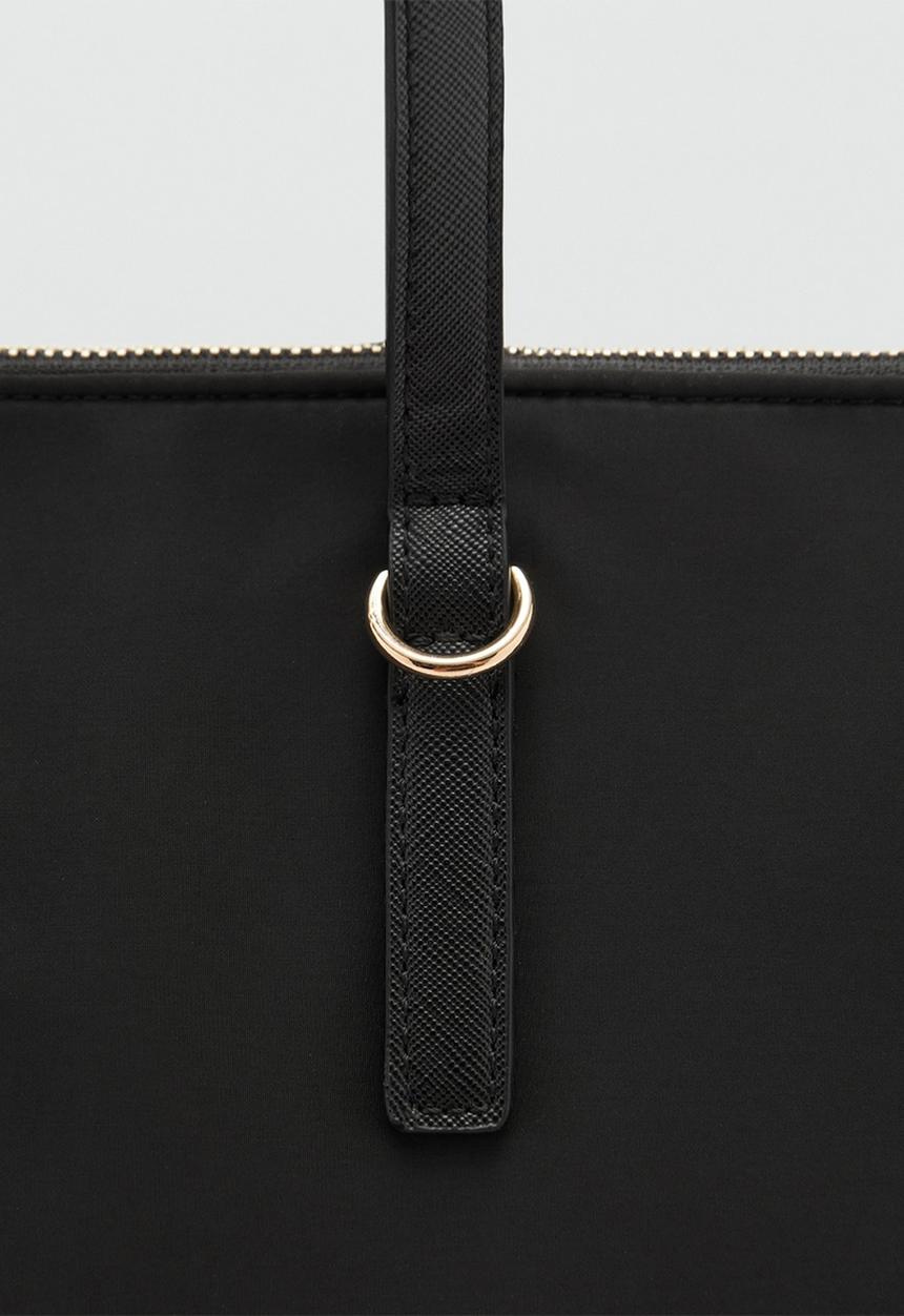 MANGO - Tote bag julio - black