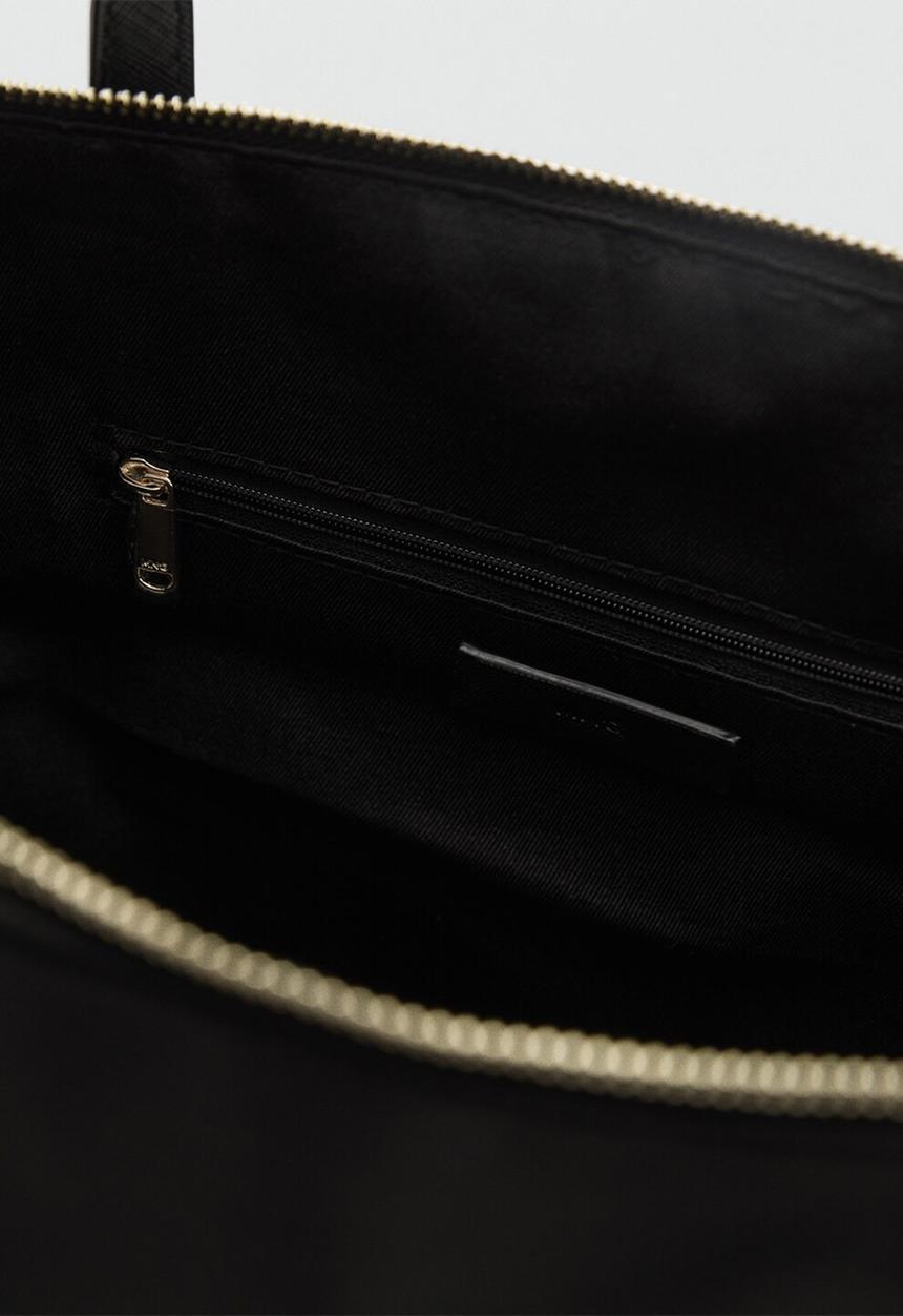 MANGO - Tote bag julio - black