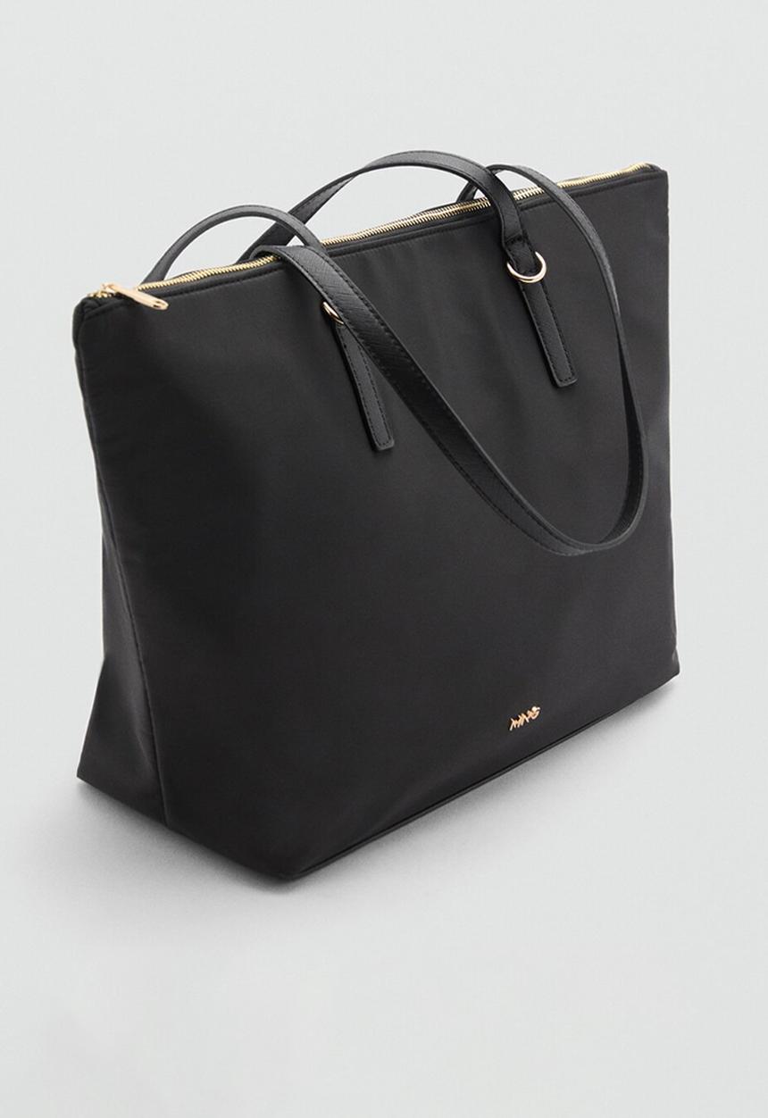 MANGO - Tote bag julio - black
