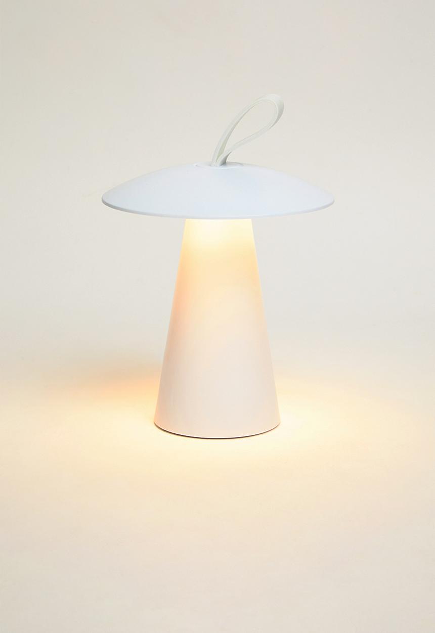 H&S - Table lamp rechargeable - white