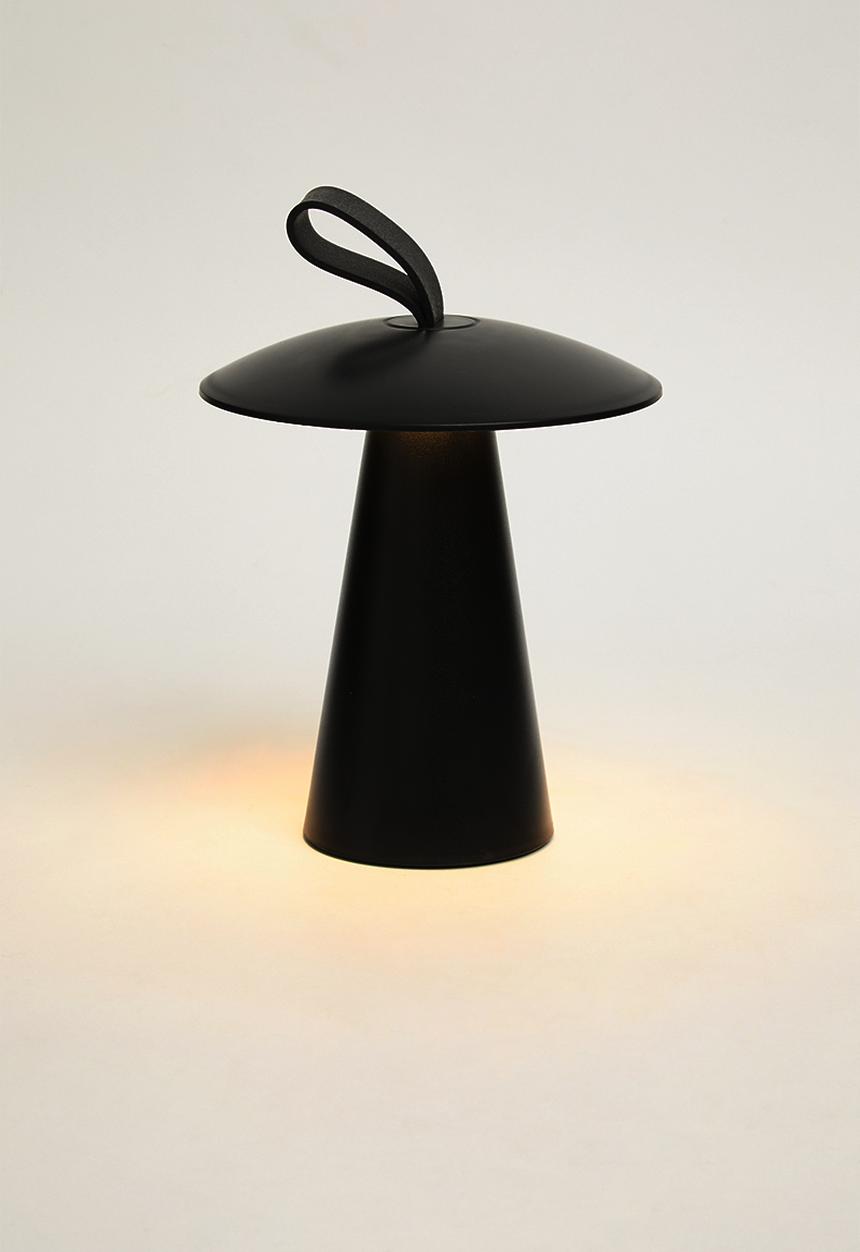 H&S - Table lamp rechargeable - black