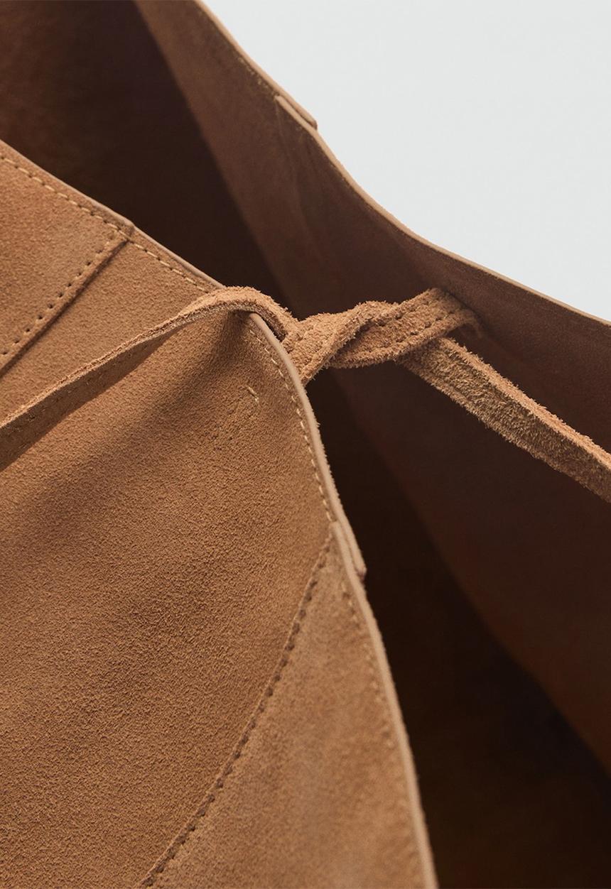 MANGO - Shopper bag bassi - brown