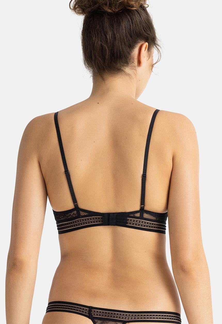 DORINA - 2 pack Anika bralette - black/green