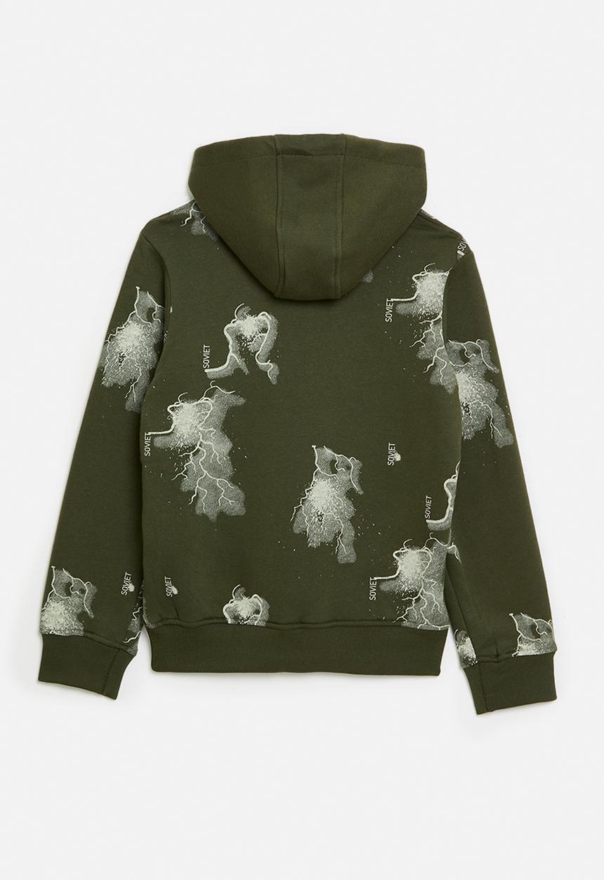 SOVIET - Boys Fashion Hoody - Olive