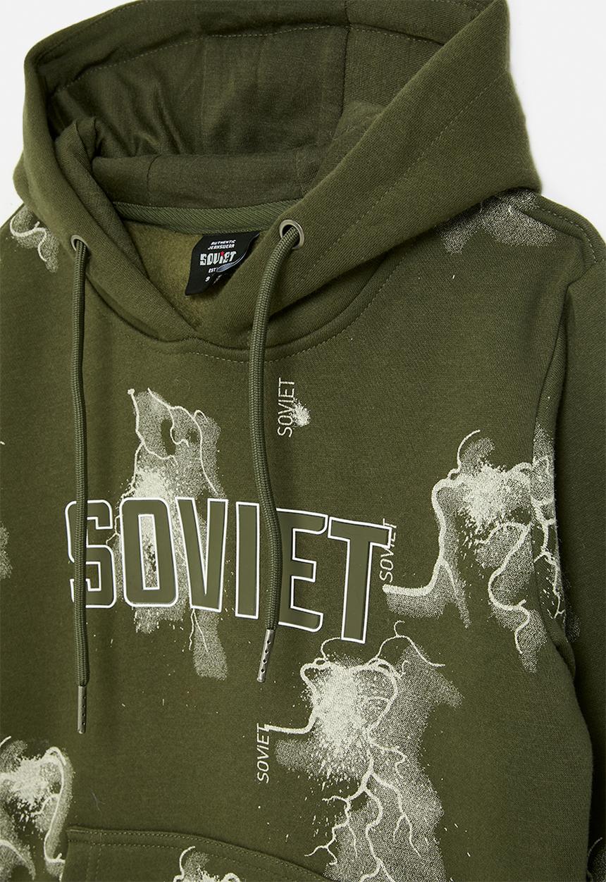 SOVIET - Boys Fashion Hoody - Olive