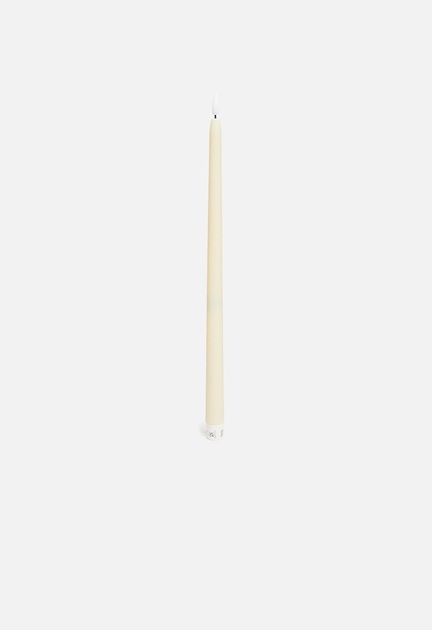H&S - Dinner candle 2pcs 38cm - ivory