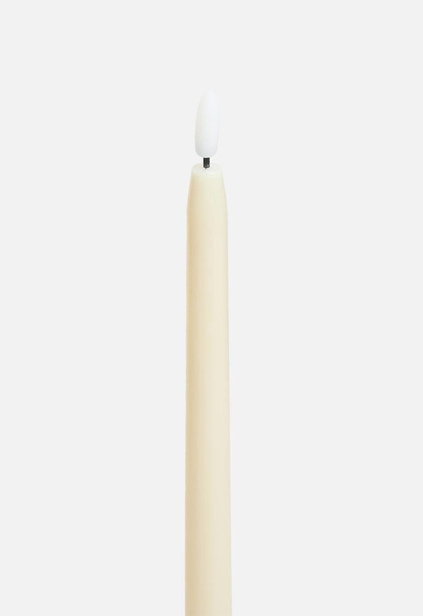 H&S - Dinner candle 2pcs 38cm - ivory