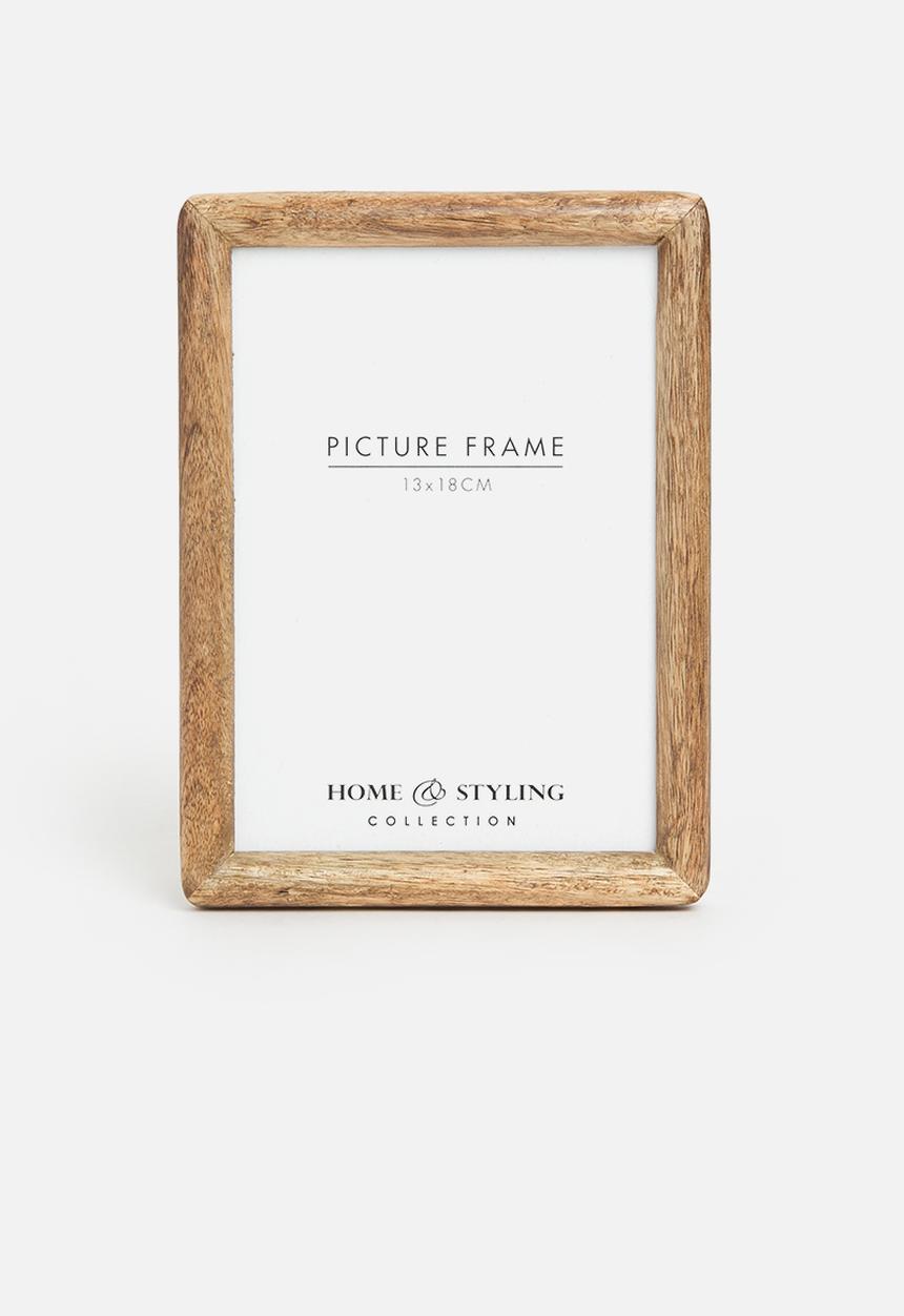 H&S - Photo frame wood 13x18cm - natural