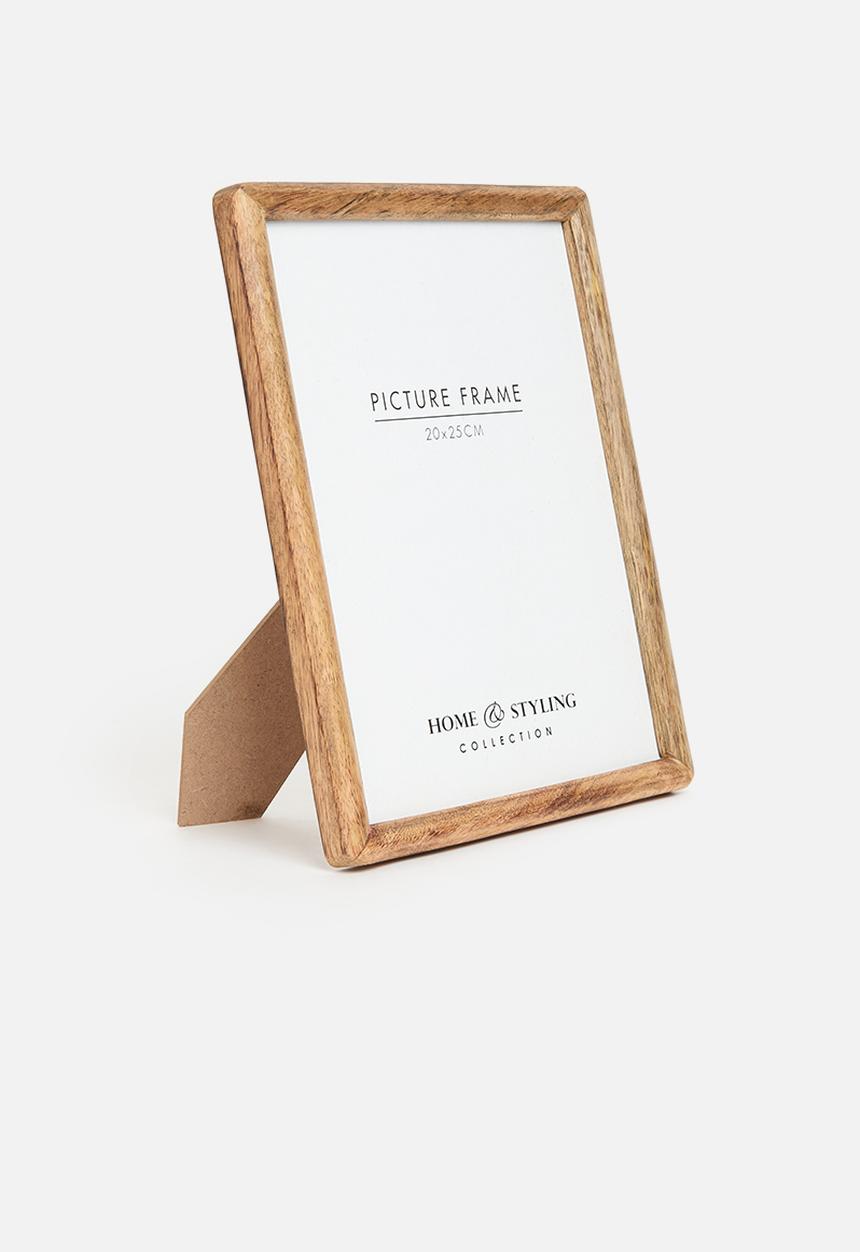 H&S - Photo frame wood 20x25cm - natural