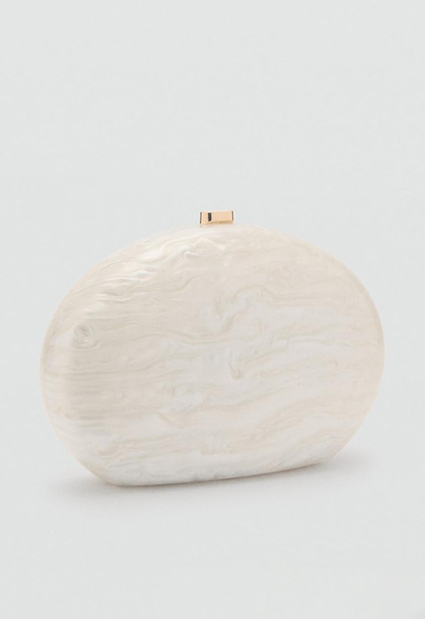 MANGO - Monada handbag - light beige