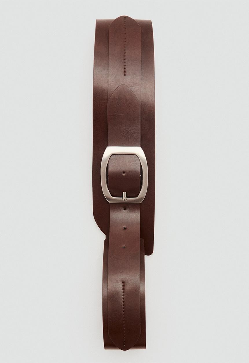 MANGO - Londres belt - dark brown