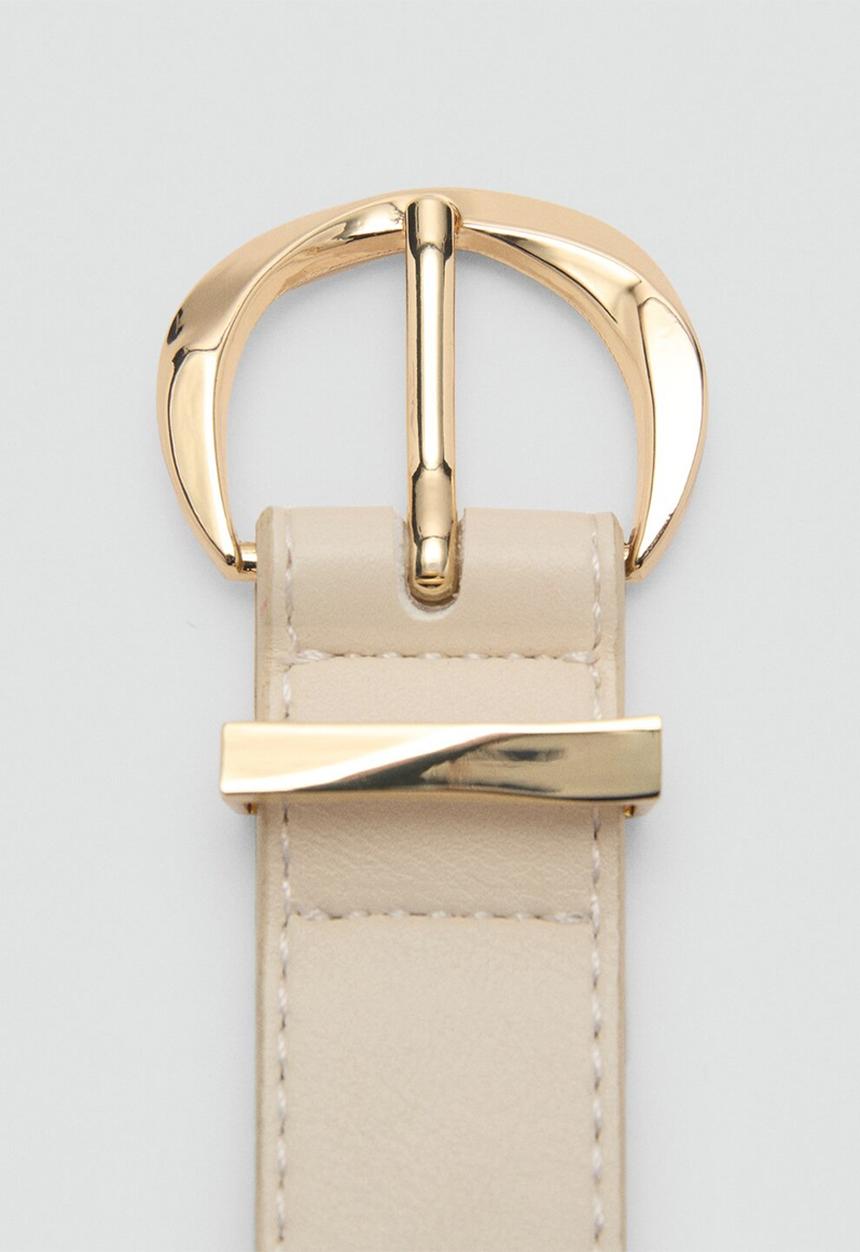 MANGO - Belt twister - light beige