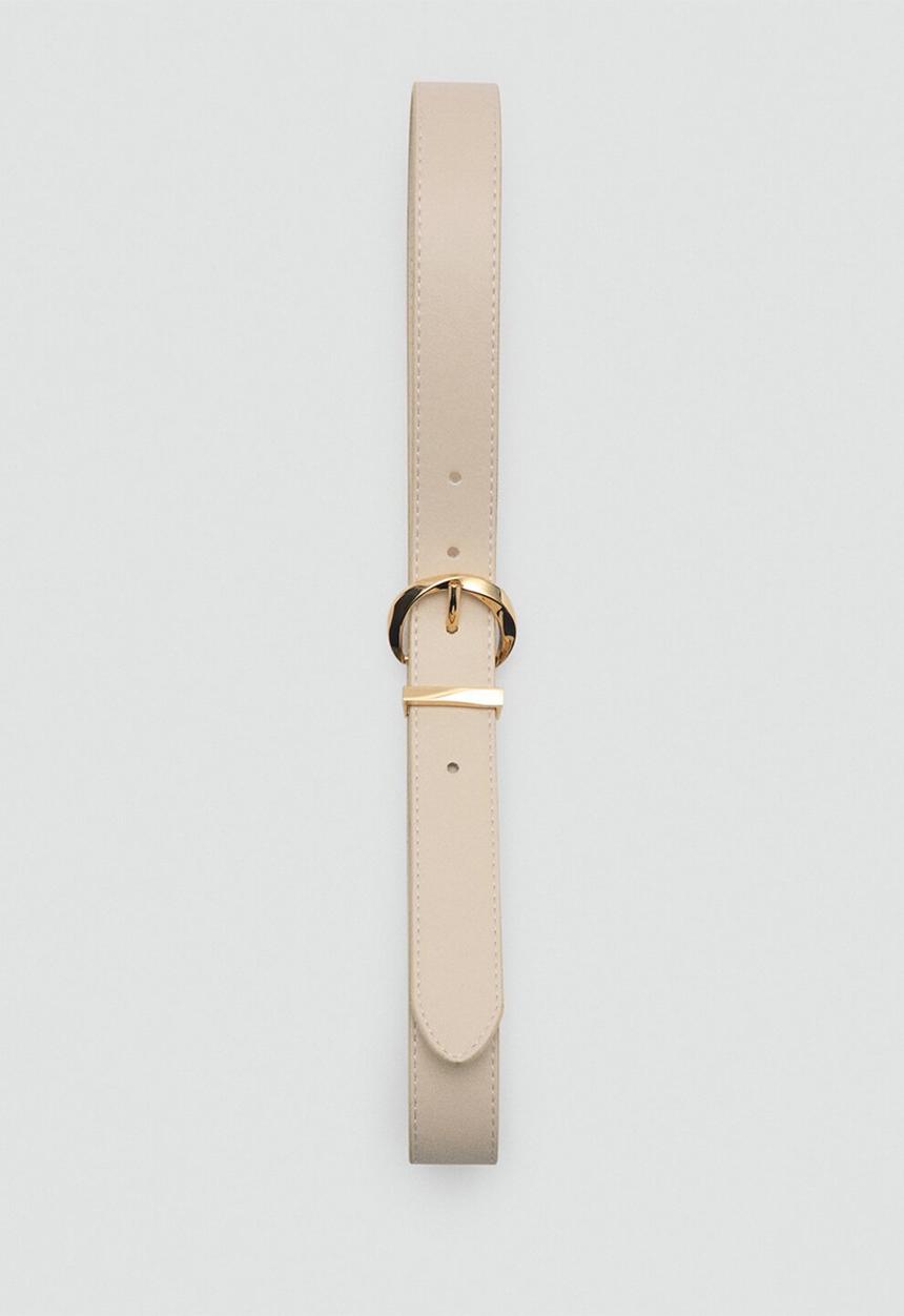 MANGO - Belt twister - light beige