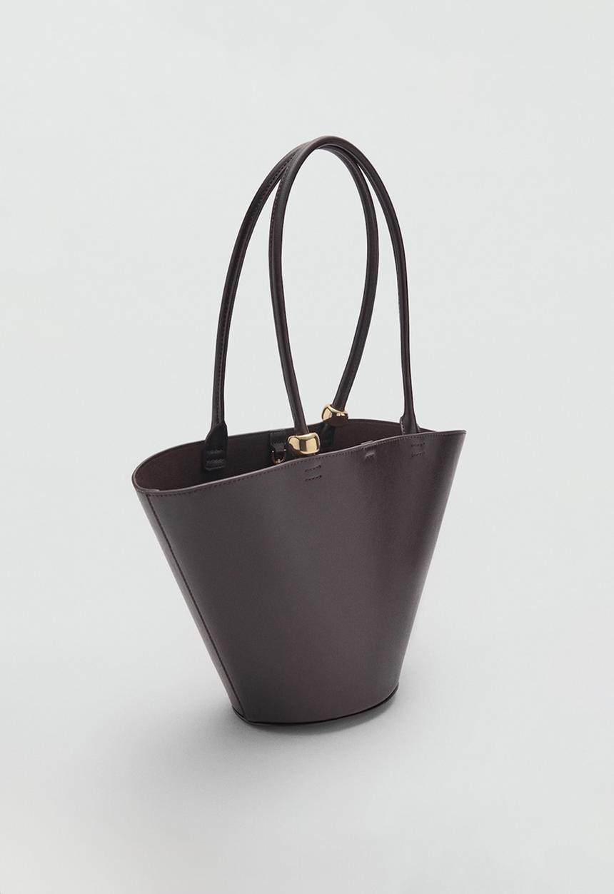 MANGO - Shoulder bag meti - brown 
